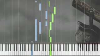 Inglorious Basterds  Un Amico Synthesia Tutorial  Shoshanna Death Scene Music [upl. by Kcirdnekal]