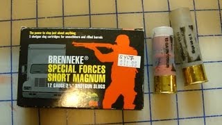 Brenneke Special Forces Short Magnum 12ga 2 34quot Ballistic Gel Test [upl. by Swetlana]