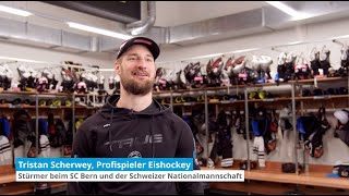 EvodropInterview mit Tristan Scherwey vom SC Bern [upl. by Fair214]