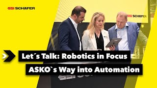 SSI SCHAEFERLogiMAT 2024  Lets Talk Robotics in Focus ASKOs Way into Automation [upl. by Waldman]