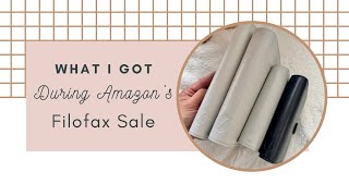 What I Got During Amazon’s Filofax Sale [upl. by Publia550]