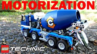 Epic motorization BuWizz and LEGO Technic Concrete Mixer Truck 42112 [upl. by Radnaskela]