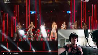 SHAKIRA  CONMEBOL COPA AMÉRICA 2024 FINALS PERFORMANCE reaction [upl. by Pascoe]