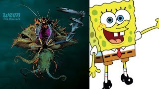 SpongeDubsWeen Ocean Man Comparison [upl. by Nedi]