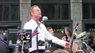 Sting performs quotEnglishman In New Yorkquot live in NYC [upl. by Hereld497]