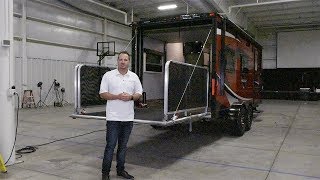 2018 Livin’ Lite QuickSilver 7x20HJ Toy Hauler Exterior Features [upl. by Gisser]