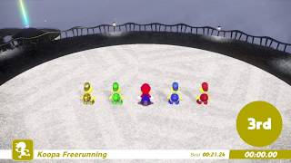 Former WR Super Mario Odyssey Cap Kingdom Koopa Freerunning 2114s [upl. by Assirat]