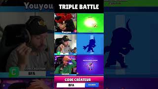 Triple BATTLE Pack Opening 🔥 contre YouYou et Layan Ep2 [upl. by Ahsilad898]