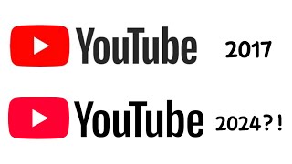 YouTube logo evolution 20052024 MOST VIEWED VIDEO [upl. by Susi]