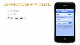 Tutorial iPhone Configuración WiFi Jazztel [upl. by Nananne]