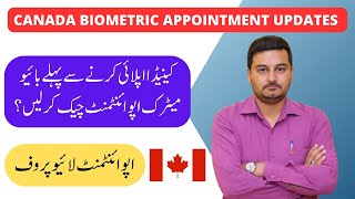 canada visa appointment  canada biometric appointment  canada biometric appointment letter [upl. by Nan]