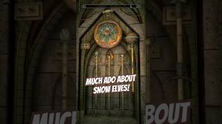 Much Ado About Snow Elves Displays  Aces Modded Skyrim Playthrough Shorts skyrimmods skyrim [upl. by Adnahsat]