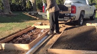 Cheapest Raised Garden Planter Beds on a Slope Hill Terrace Farming  Low Cost Easy Instructions DIY [upl. by Nivled]