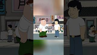 Peter met jackie chan 😱👨‍🦱 familyguy [upl. by Ahsotal989]