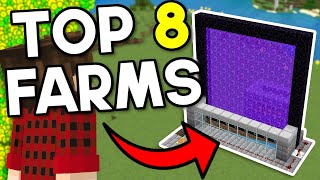 Best Minecraft Farms of 2024 Minecraft Bedrock 121 [upl. by Wendye]