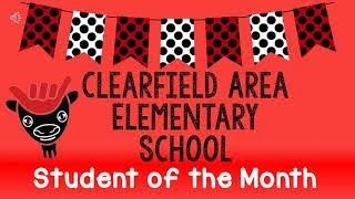 Clearfield Elementary School  Student of the Month September 2021 [upl. by Reteip]