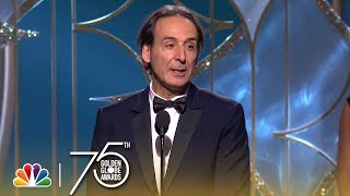 The Shape of Water Wins Best Original Score at the 2018 Golden Globes [upl. by Georgie]