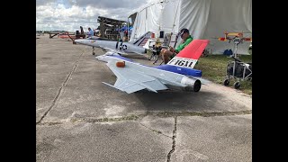 SUPER RARE  AzAerosports F16XL  Jets over Deland 2024 [upl. by Geoffrey]