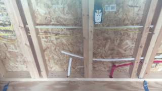 Shed to House Conversion Plumbing and Barn Doors [upl. by Annaierb53]