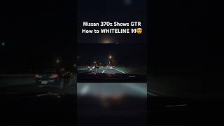 370Z Whitelines in Front of GTR cuttingup swimming traffic driving car nissan gtr fast 370z [upl. by Halden]