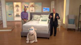 Serta Allurement 115quot Plush Top Cal King Mattress Set with Dan Wheeler [upl. by Ynnel16]