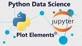 Title and Markers Plot Elements Using pandas Seaborn Numpy in Python Tutorial 7 in Jupyter [upl. by Aisilef]