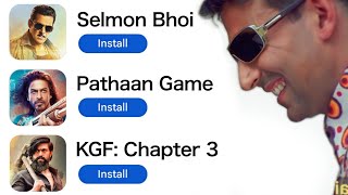 I Played Bollywood Games From Play Store [upl. by Nanreik22]