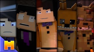 quotDrawn to the Bitterquot MOVIE  Minecraft FNAF Animated Music Video  MobAnimation [upl. by Nitsud]