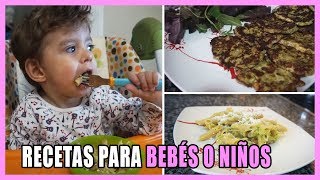 RECETAS de COMIDAS para BEBÉS de 1 año  COMIDAS para NIÑOS SALUDABLES El diario de Ginger Jones [upl. by Bashemeth]