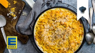 Mac amp Cheese selber machen  Maccaroni mit cremiger Käsesoße und Blumenkohl I EDEKA [upl. by Ynehpets]