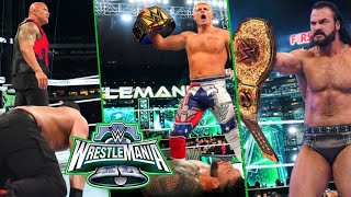 WWE WrestleMania XL Night 2 Highlights And Results  WWE WrestleMania 7 April 2024 Highlights [upl. by Loella]