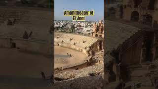 Amphitheater of El Jem tunisia amphitheatre northafrican historical landmarks [upl. by Anawyt]