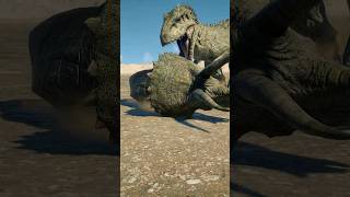 インドミナスレックス対トリケラトプスIndominus rex vs triceratops [upl. by Riha]