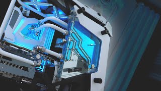 OMG this Watercooled RTX 3080 Gaming PC is BEAUTIFUL  Benchmarks [upl. by Charissa]