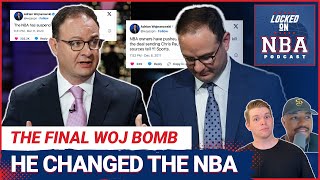 How Adrian Wojnarowski Changed the NBA Woj Announced His Retirement from NBA Coverage  NBA Podcast [upl. by Adkins]