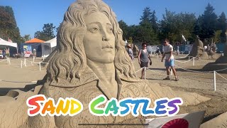 Parksville Sand Sculpture Competition 2024 parksville britishcolumbia [upl. by Kosiur840]