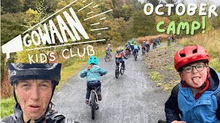 SCOTTISH KIDS ARE TOUGH Gowaan Kids Club hit Glentress for October camp 2024 [upl. by Burne]