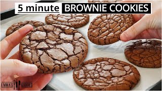 The EASIEST Fudgy Brownie Cookies Better than Brownies🔥 [upl. by Elmore]