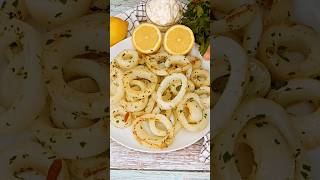 Calamares al Ajillo 😋 Brutal 👍😋 shorts recetas [upl. by Bruis]