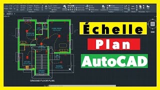 Comment mettre à léchelle Un Plan Sur AutoCAD [upl. by Stormie]