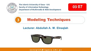 IT Easy Learning  03 07 Modeling techniques Edge modeling  Sunglasses modeling 01 [upl. by Tana]