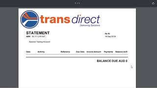 Access Your Statements Online In Transdirect’s Members Area [upl. by Morocco]