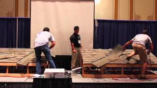 2014 Roofing Games Nailing Contest Round 1  Western Roofing Expo [upl. by Williamsen]