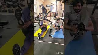 ABS workout 💪 golds Gym palamaner motivation fitnessmotivation fitness latestnews [upl. by Kirred]