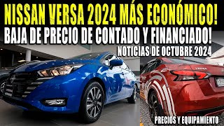 NISSAN VERSA 2024 BAJA DE PRECIO EN OCTUBRE 🔥 [upl. by Itsyrk]