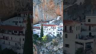 Monastery of Panagia Elona ✨️ travel drone ελλαδα church monastery [upl. by Ilanos]