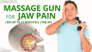 Massage Gun for Jaw Pain  TMJ 8 [upl. by Ennaeerb]