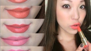 MILANI Color Statement Lipstick Swatch Milani Collection part1 海外コスメ紹介パート１ [upl. by Eide]