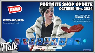 NEW DISNEY VILLANS BUNDLE Fortnite Item Shop October 18th 2024 Fortnite Chapter 5 [upl. by Irianat]