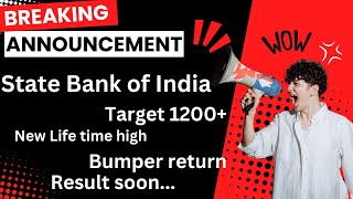 SBI BANK  SBI NEWS  SBI LATEST NEWS  SBI SHARE  STATE BANK OF INDIA  SBI RESULT  TARGET [upl. by Cohen]